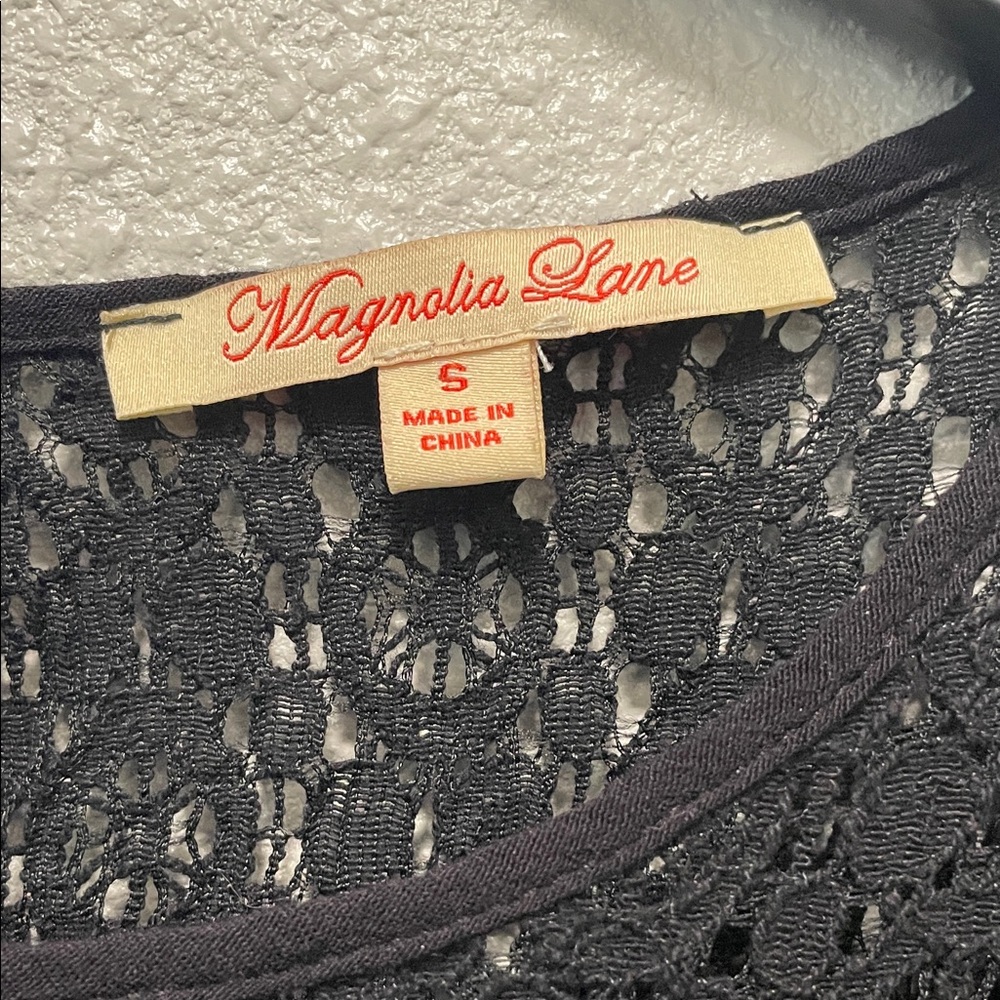 Magnolia Black Dress with Lace Details - Picture 2 of 6